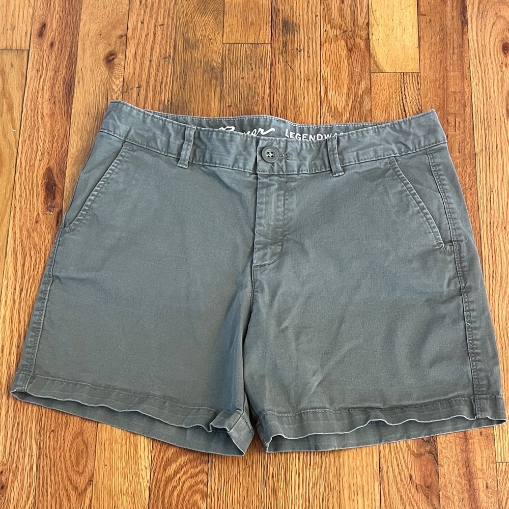 Eddie Bauer Gray/Olive Women's Shorts- size 4